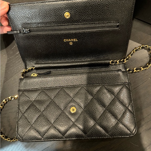 Chanel Classic Wallet on Chain caviar - Picture 3 of 11